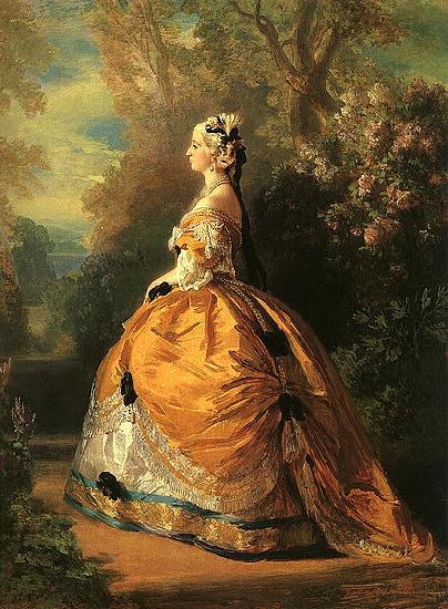 Franz Xaver Winterhalter The Empress Eugenie Germany oil painting art